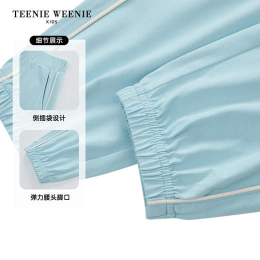 TeenieWeenie Kids小熊童装男女童宝撞色拼接嵌条防蚊裤TKTM256383I 商品图2