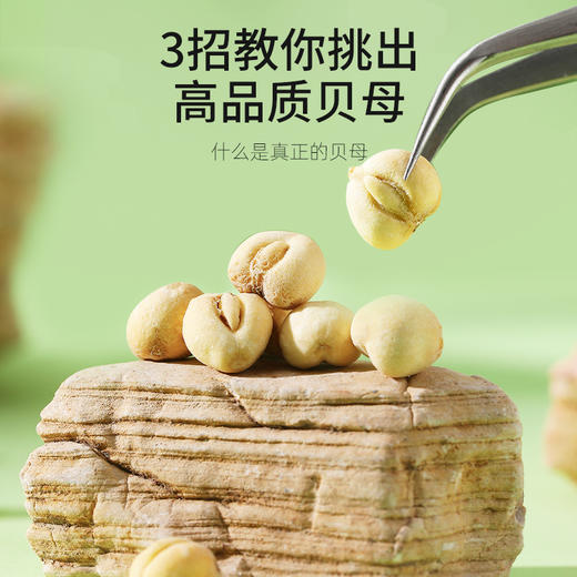 杞里香50g瓶装贝母 平贝母，精挑原色贝母，不熏硫不漂白不磨皮，个头饱满 怀中抱月粉性足，搭枇杷老陈皮煲汤 商品图1