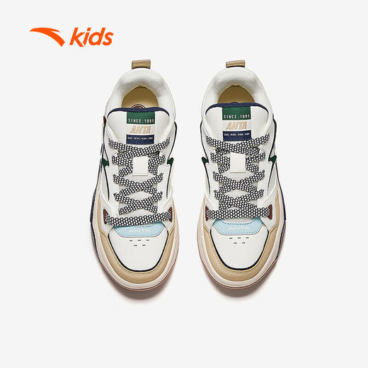 安踏儿童运动鞋男大童绑带低帮脉动板鞋312518008 商品图1