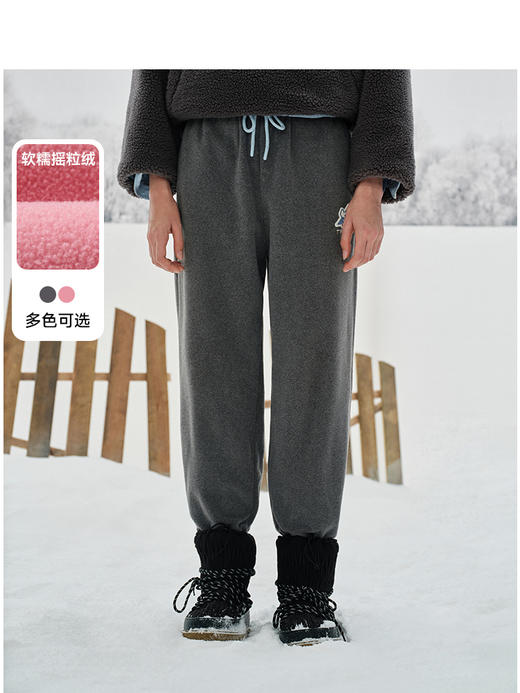 Teenie Weenie小熊卡通卫裤女冬季女长裤TTTM248C26N 商品图0