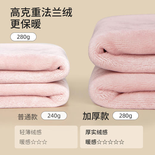 都市丽人秋冬睡衣长袖长裤法兰绒家居服2H31E9 商品图2
