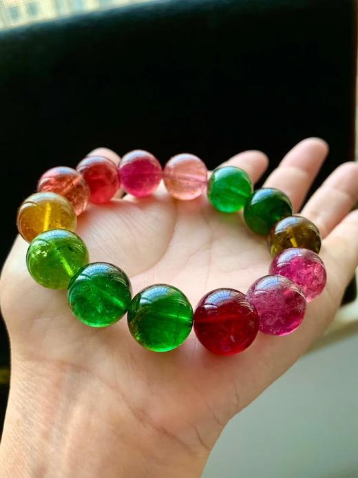 15mm单圈彩虹碧玺手串 商品图4