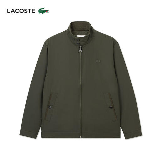 Lacoste法国鳄鱼男装新款时尚百搭休闲拉链立领棉服外套BH0684-98 商品图3