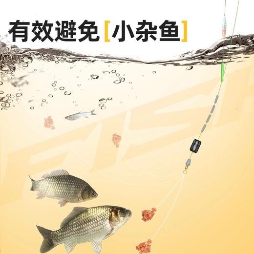 佳钓尼新款25cm短子线双钩金袖金海夕子线双钩仕挂鲫鱼鱼钩成品 商品图1