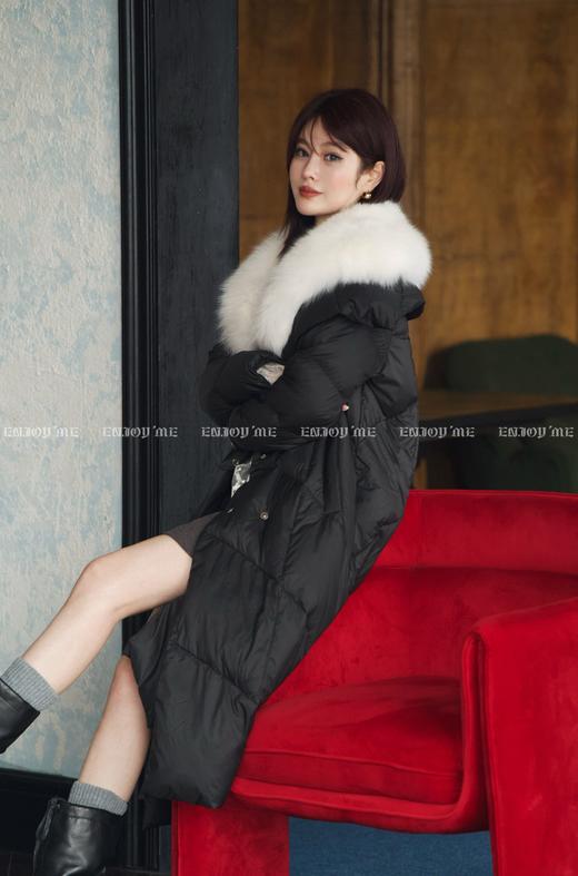 【门店同款】ENJOY冬季从“绒”冬日天使之翼毛领羽绒服 159951511 商品图8