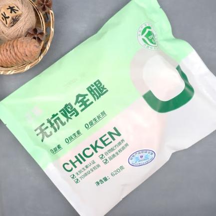 正榆无抗鸡全腿620g 商品图0