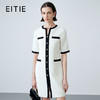 EITIE爱特爱春季新款气质大方时尚百搭撞色显瘦连衣裙7707410 商品缩略图0