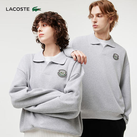 Lacoste法国鳄鱼男女同款新款时尚百搭翻领卫衣SH0679-98 商品图1
