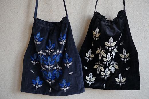 KHADI&CO 天鹅绒刺绣束口袋(ACORN Cotton Velvet Bag)2色可选 商品图10