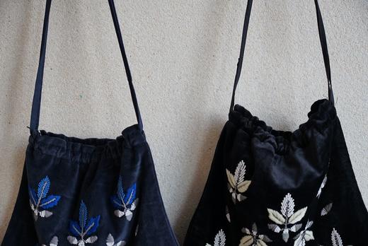 KHADI&CO 天鹅绒刺绣束口袋(ACORN Cotton Velvet Bag)2色可选 商品图9