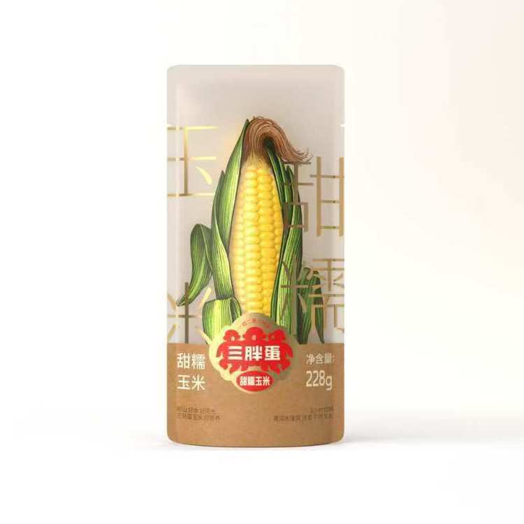 三胖蛋甜糯玉米单袋装228g