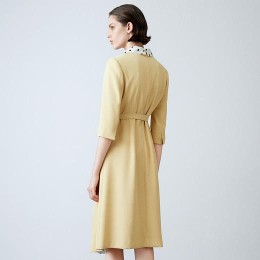 EITIE爱特爱春季新款气质时尚收腰拼接连衣裙7707412 商品图4