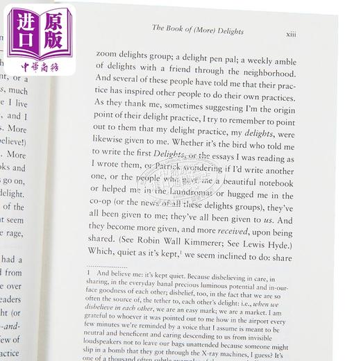 【中商原版】快乐之书 Book of (More) Delights 英文原版 Ross Gay 心理学 商品图7