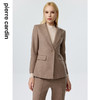 皮尔卡丹女装西装秋冬咖色高级感羊毛修身西服外套P3355U3954K1
 商品缩略图0