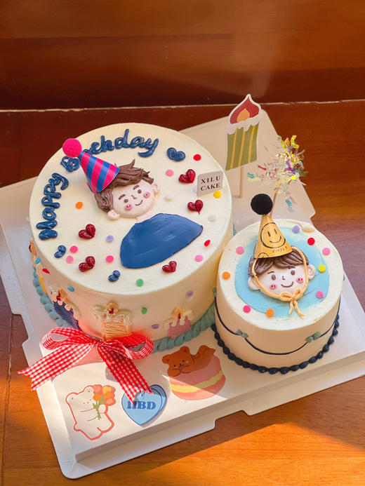 两人生日蛋糕组合（可换性别） 商品图0