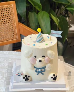 【臻品系列】---双层加高【奶白小狗】