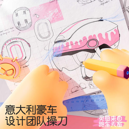 两只小蜜蜂 x tokidoki 联名款0感天窗头盔 商品图3