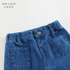 马克珍妮女童复古喇叭纯棉牛仔裤儿童裤子春秋款241820 商品缩略图3
