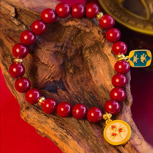 BAOFANDI宝梵迪蛇年朱砂手串五路财神本命年好运手串BF 商品图8