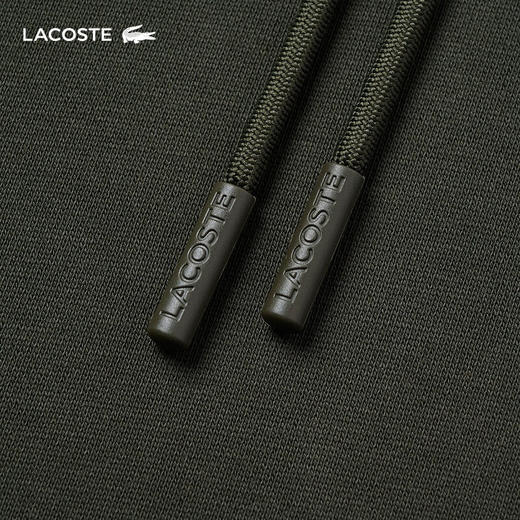 Lacoste法国鳄鱼男装新款套头纯色简约休闲抽绳连帽卫衣SH1643-98 商品图5