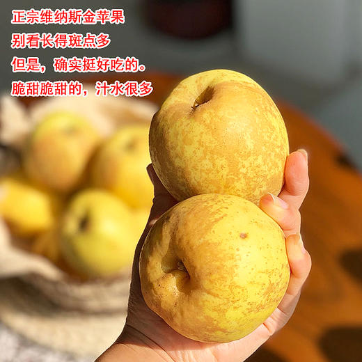 『维纳斯黄金苹果』带有标志性的锈斑，纯甜无酸，鲜脆清香 商品图1