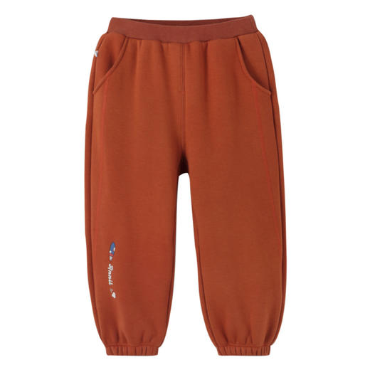 男童复合绒保暖夹裤冬季新款安奈儿童装实体店同款XB446842 商品图7