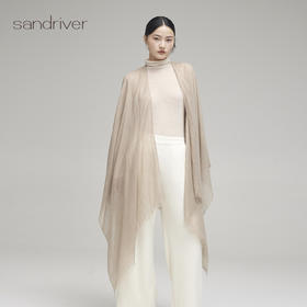 羊绒超轻薄U型斗篷SJF96W769N