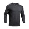 二代隐羽PRO美丽诺羊毛长袖亨利领T恤打底衫男款品质休闲透气男士弹力 商品图4
