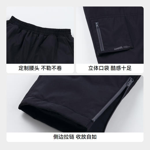 【轻薄5~15℃】男女童户外保暖羽绒裤冬季新款安奈儿童装实体店同款AM446789 商品图4