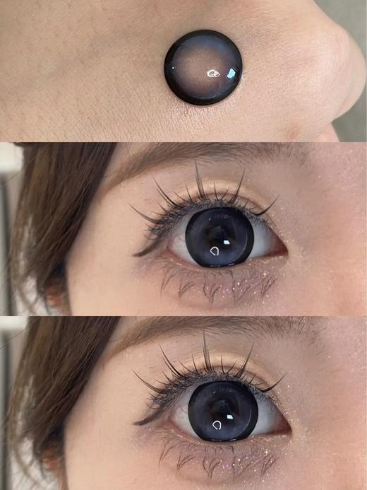 wecute半年抛 可可奶糖  棕/泡泡墨蓝 14.5mm  非离子 商品图1