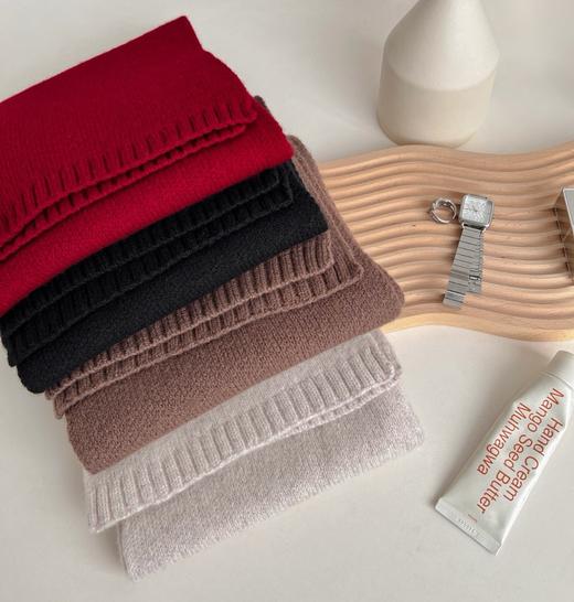 老米优品🎈3-5天。围巾！文艺氛围感《100%澳洲进口绵羊毛围巾》温暖，文艺，BAI搭。WJ241126A 商品图1