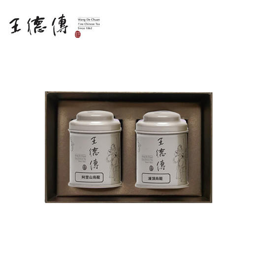 周年庆/星辰绿迷你2入/灰罐(阿里山乌龙30g+冻顶乌龙40g) 商品图1