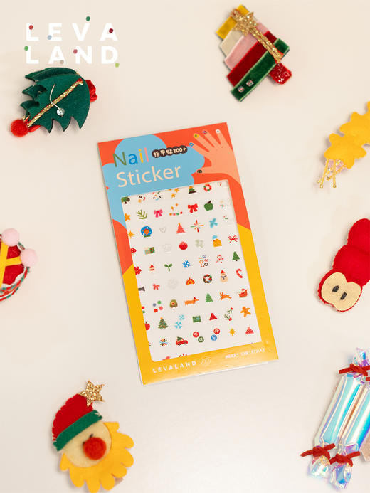 【24博主】Levaland原创设计环保健康可爱圣诞指甲贴 商品图2