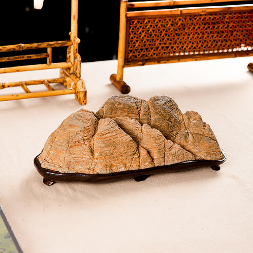 灵璧石千层远山文房赏石 商品图0