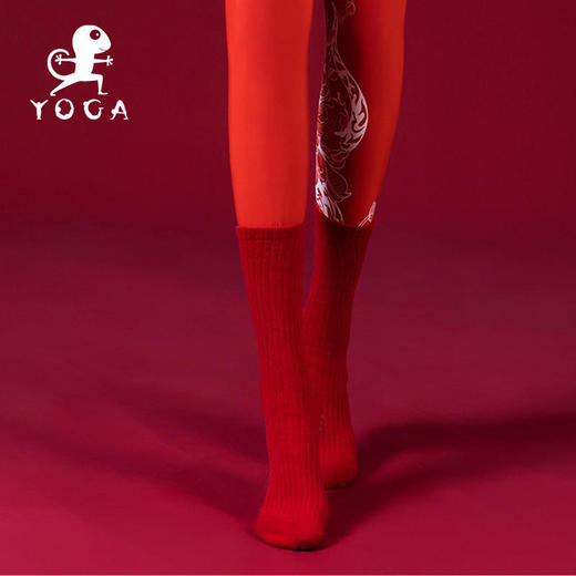 【现货秒发】壁虎瑜伽【2411WZ315】防滑鸿运瑜伽袜 商品图2