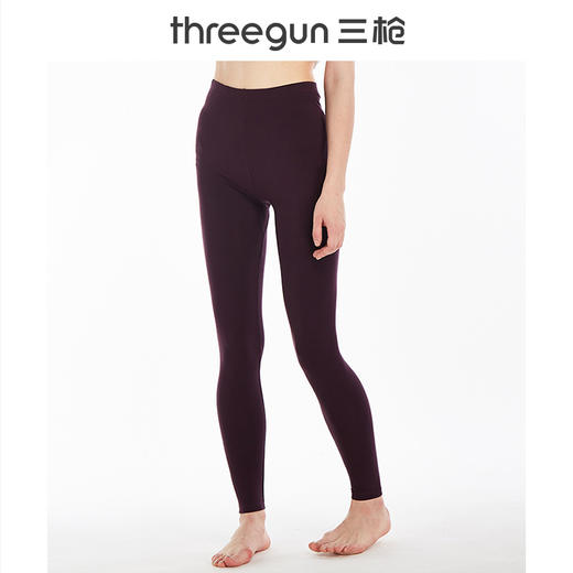 Threegun三枪 【维耐寒】薄加暖女士打底裤长裤保暖秋裤-60808B921 商品图2