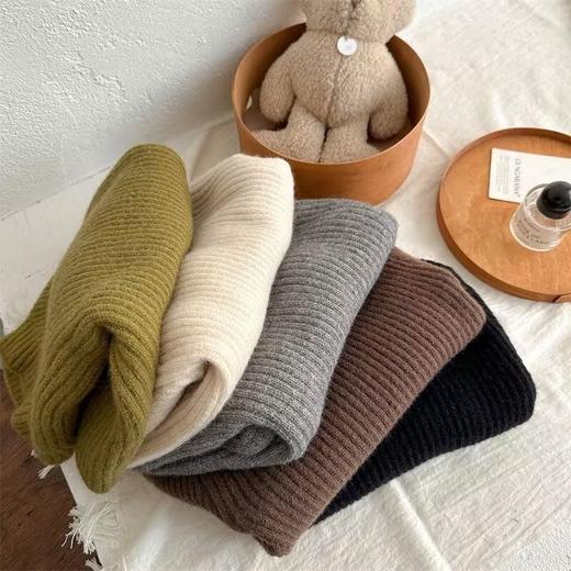 秋季亲子款羊绒衫儿童羊毛衫加厚双股男女童打底软糯保暖毛衣 商品图7