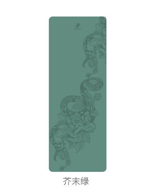 壁虎瑜伽【灵蛇献瑞】天然橡胶瑜伽垫【七十二小时发货】 商品图8