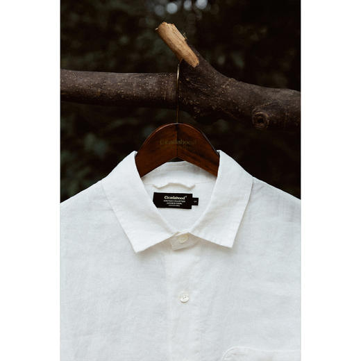 Cicadahood日本亚麻Brown’s Beach Jacket口袋极简衬衫 男女款 商品图7