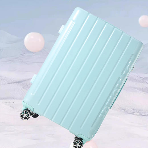 外交官24寸拉杆箱湖镜蓝HM-61173-2【分仓直发，72小时发货，周末节假日不发货】 商品图0