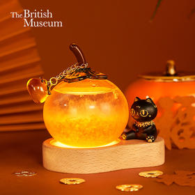 大英博物馆 盖亚·安德森猫和她的朋友们系列 柿柿如意巴斯特猫风暴瓶摆件