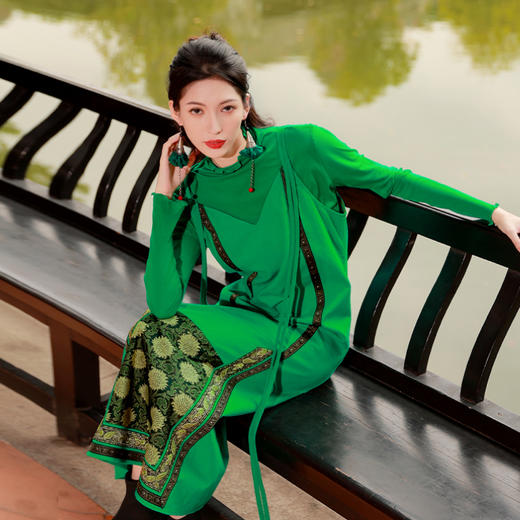 春夏新款 |  山青花欲燃吊带改良清马面裙 | 现货加急发 商品图2