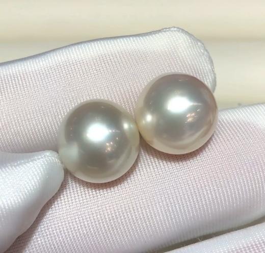 10mm-11mm澳白裸珠对珠 商品图0