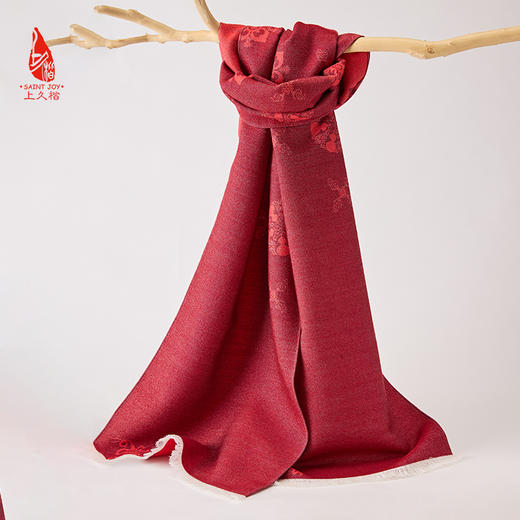 SAINTJOY/上久楷礼盒  福禄满园  宋锦挂件SPS24A07  丝毛长巾CJS24006 商品图14