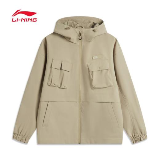【M/L/XL断码】李宁风衣夹克男 2024冬季新款宽松运动潮流休闲保暖外套AFDU613【库存有限，如无货将做退款，介意慎拍】 商品图0