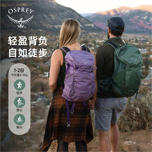 OSPREY Skarab甲虫18L/22L户外徒步登山旅行背包轻量透气通风背包 商品图3