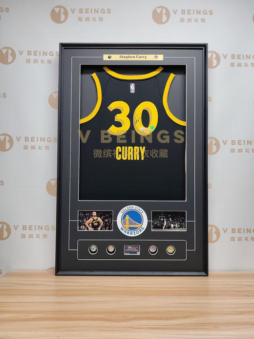 收藏系列 库里 勇士队24赛季绝杀款 亲笔签名球衣 商品图1