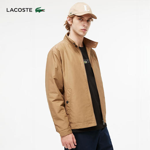 Lacoste法国鳄鱼男装新款时尚百搭休闲拉链立领棉服外套BH0684-98 商品图2