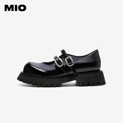 MIO米奥厚底皮带扣设计玛丽珍鞋酷感学院风休闲鞋M251414447 商品图1