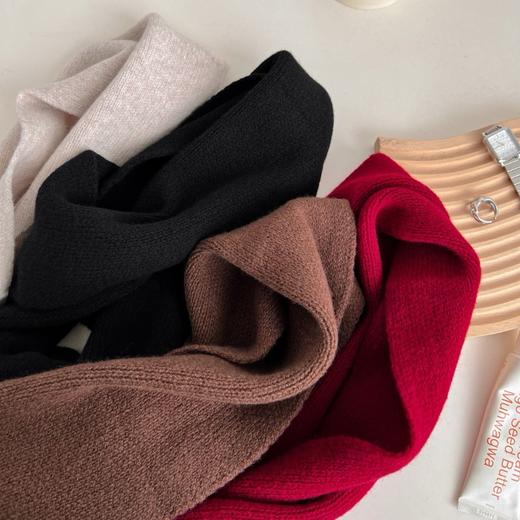 老米优品🎈3-5天。围巾！文艺氛围感《100%澳洲进口绵羊毛围巾》温暖，文艺，BAI搭。WJ241126A 商品图3